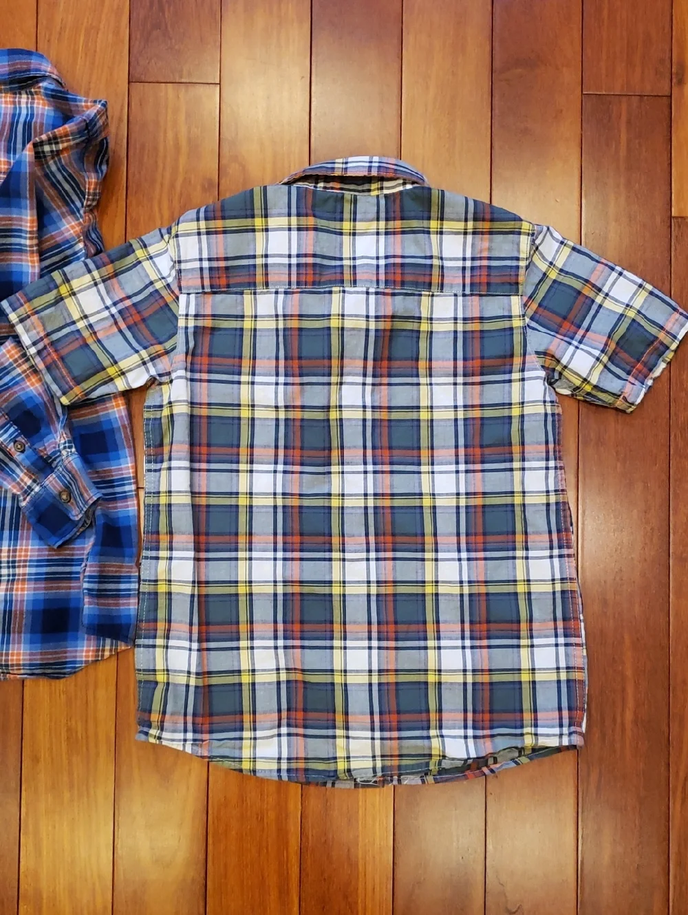 Carter's Boys size 12 Plaid Button Down Shirts.